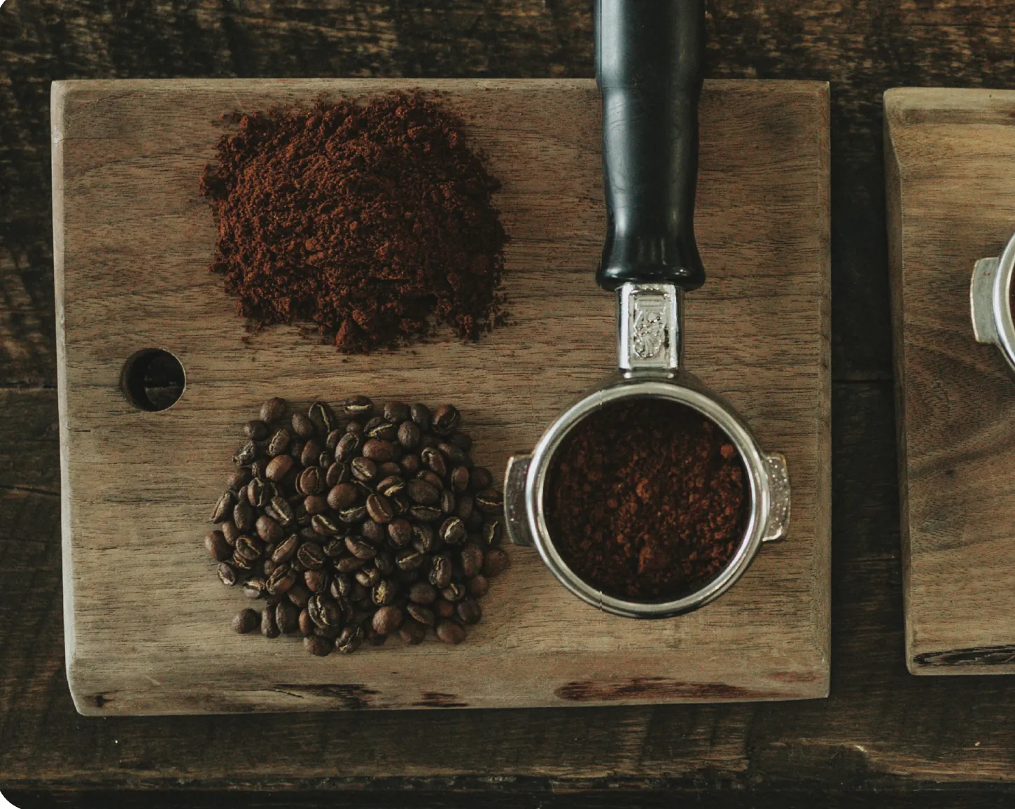 Roasted coffee beans